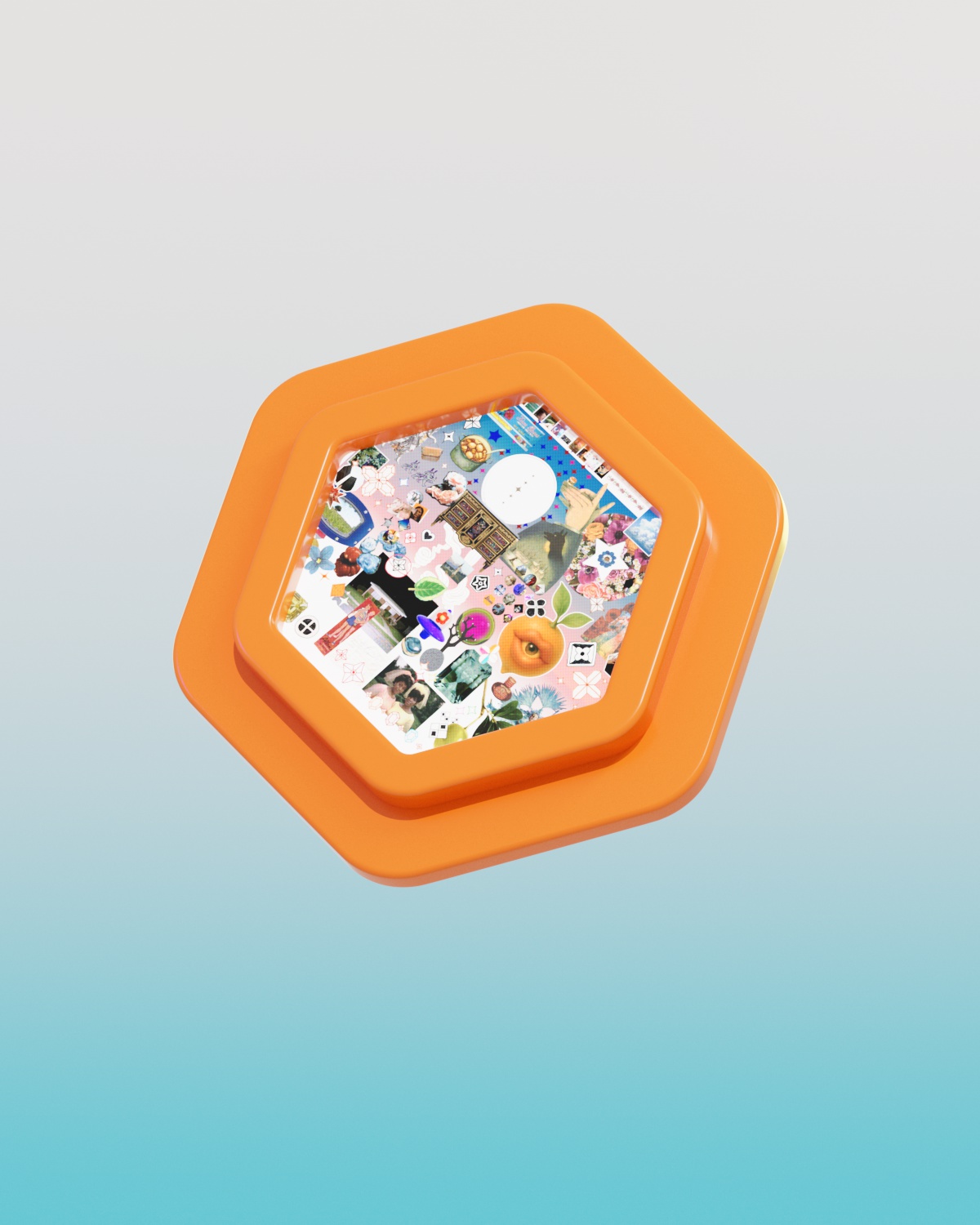 Autoglyph token in hand